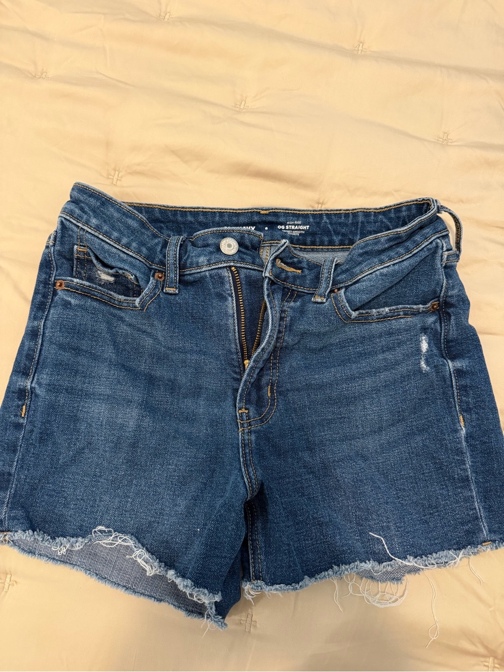 Old Navy Distressed Denim Jean Shorts - Blue